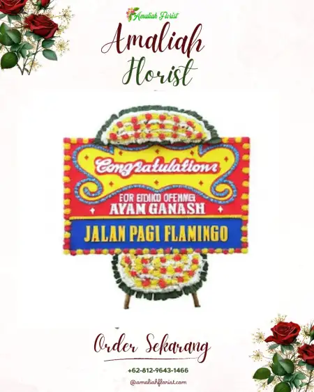 Sewa Papan Bunga Gribig